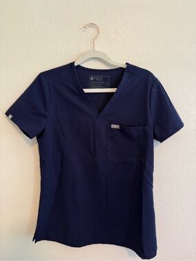 Navy Blue Figs Scrub set